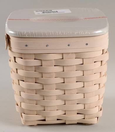 Baskets Tall Tissue Basket & Lid