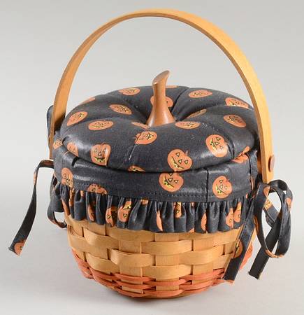 Baskets Little Pumpkin Basket & Lid with Liner
