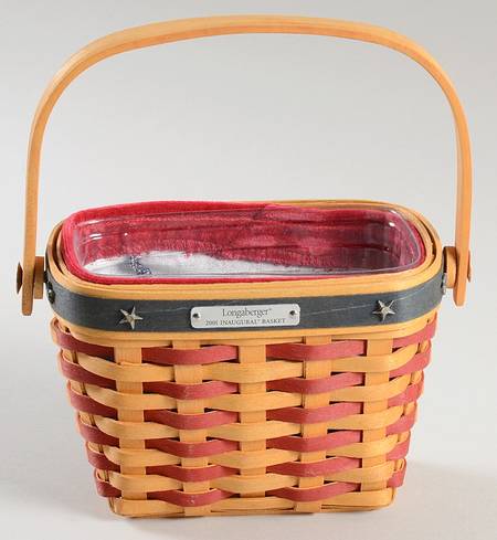 Baskets 2001 Inaugural Basket & Liner with Protector