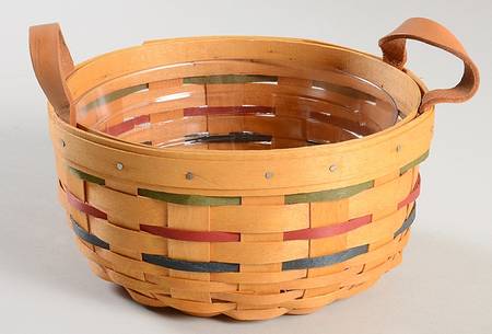 Baskets Woven Traditions Button Basket & Protector