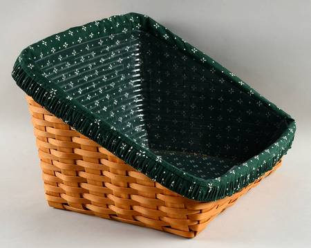 Baskets Book Keeper Basket & Liner with Protector