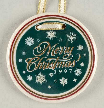 Baskets 1997 Christmas Tie-On Charm for Basket