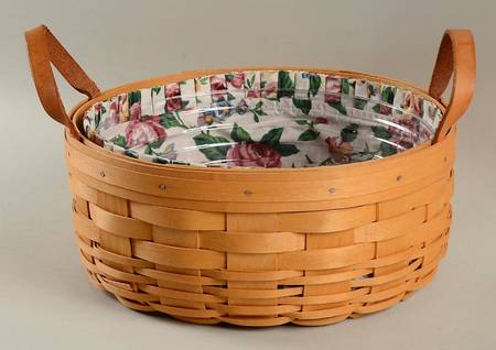 Baskets Darning Basket & Liner with Protector
