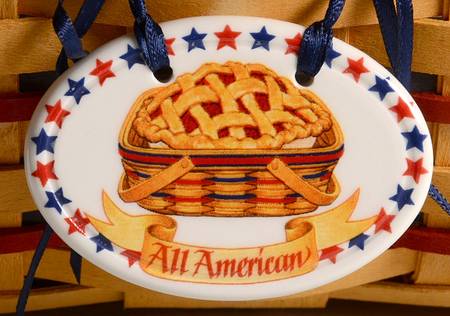 Baskets All American Pie Tie-On Charm for Basket