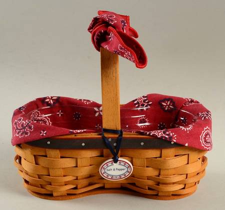 Baskets Shaker Taker w/Liner,Handle Tie,Protector&Charm