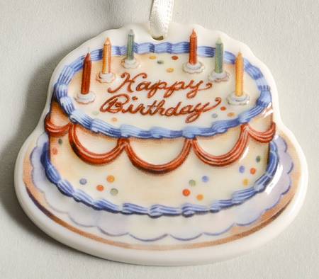 Baskets Happy Birthday Charm Tie-On for Baskets