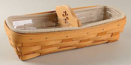 Baskets Cracker&Liner w/2 Section Protector&Wood Divider