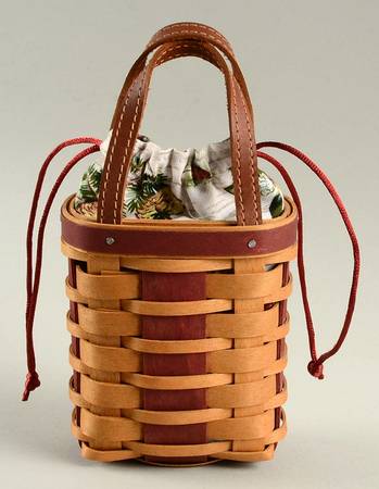 Baskets Red Little Shopper Basket & Liner w/Protector
