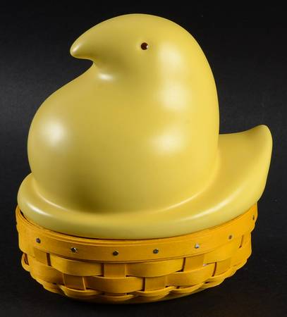 Baskets Peeps Basket & Ceramic Lid