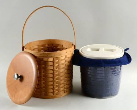 Baskets Ice Bucket Basket & Lid w/Liner & Lidded Protector