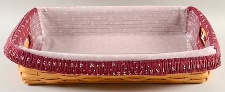 Baskets Serving Tray Basket & Liner with Protector