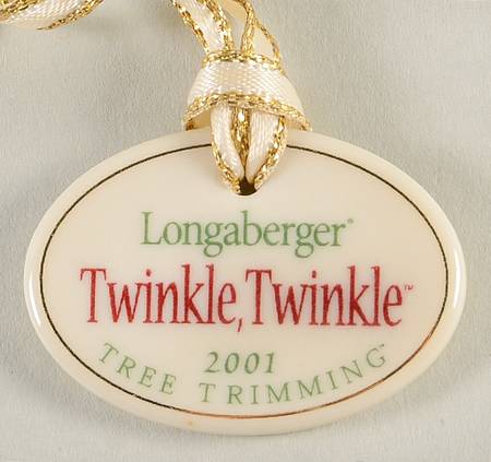 Baskets Charm Tie on for Twinkle Twinkle Basket by Longaberger