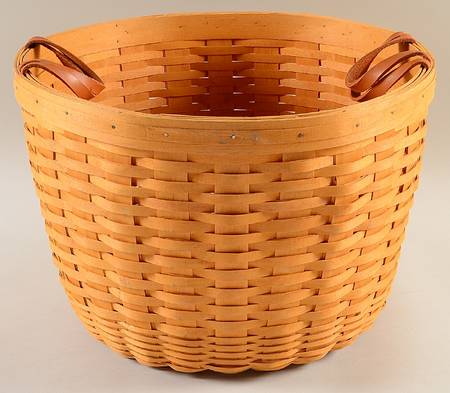 Baskets Hostess Corn Basket (Leather Handles)