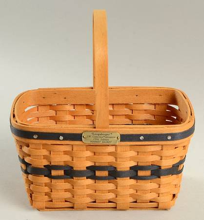 Baskets JW Miniature Market Basket by Longaberger
