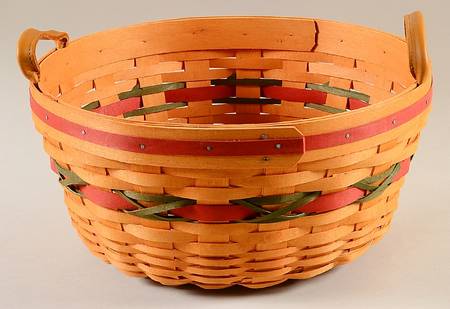 Baskets Red Pinecone Basket