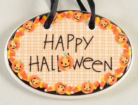 Baskets Happy Halloween Basket Charm Tie-On