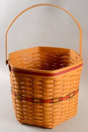 Baskets Red Snowflake Basket by Longaberger