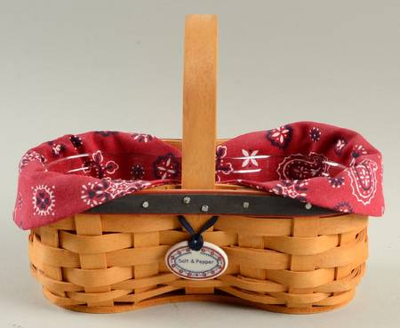 Baskets Shaker Taker Basket & Liner w/Protector & Charm