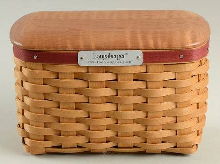Baskets 2004 Hostess Appreciation Basket & Lid w/Protector