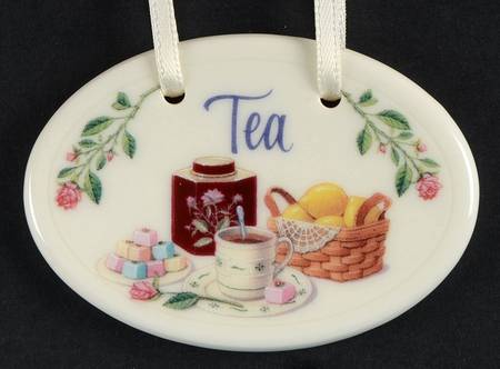 Baskets Tea Charm Tie-On for Basket by Longaberger