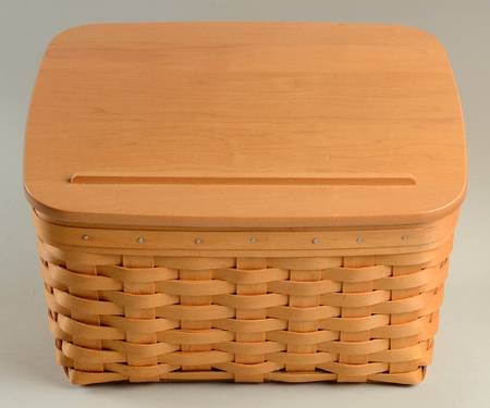 Baskets Card Keeper Basket & Lid with Protector