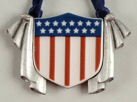 Baskets All American Shield Basket Charm Tie-On for Basket
