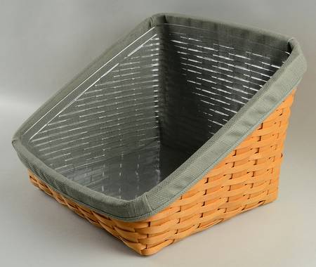 Baskets Book Keeper Basket & Liner with Protector