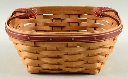 Baskets Red Tinsel Basket