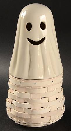 Baskets Boo Ghost Basket & Lid with Protector