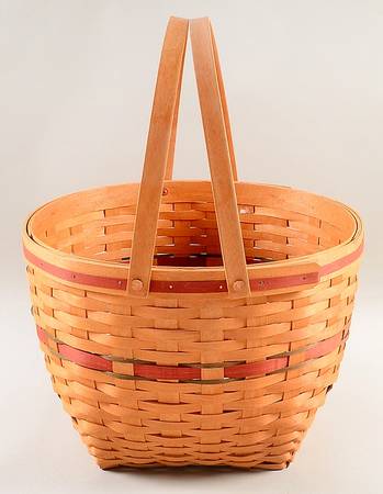 Baskets Red Sleigh Bell Basket