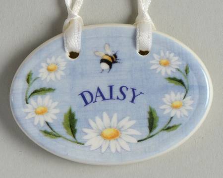 Baskets Daisy Basket Charm Tie-On