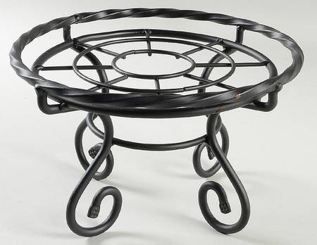 Baskets Medium Metal Elevated Server Stand