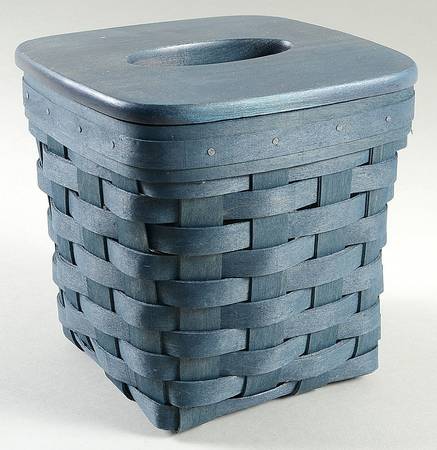Baskets Tall Tissue Basket & Lid with Protector