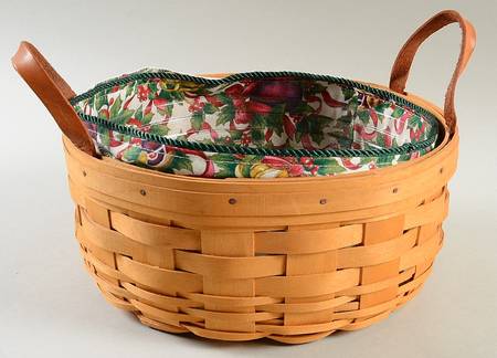 Baskets Darning Basket & Liner with Protector