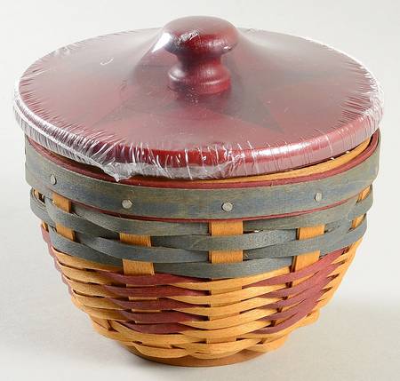 Baskets 4" American Celebrations Bowl & Lid w/Protector