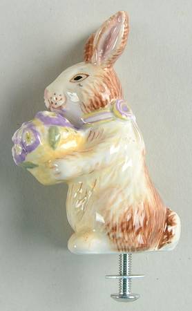 Baskets Bunny Lid Knob for 2006 Easter Picket Pail by Longaberger