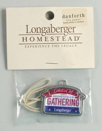 Baskets 2007 Gathering Tie-On Charm for Basket