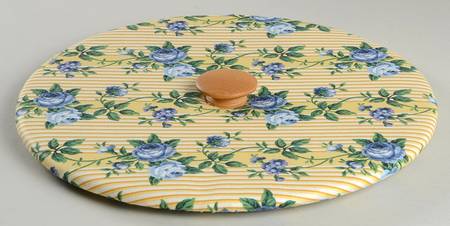 Baskets Fabric Covered Lid for Large Fruit/Apple/Sewing
