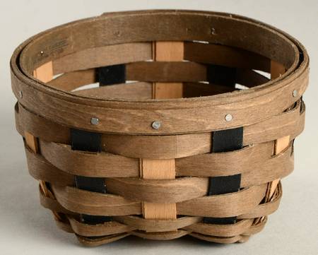 Baskets Khaki Check Little Things Basket