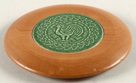 Baskets Wood/Ceramic Lid for American Craft Coaster Basket