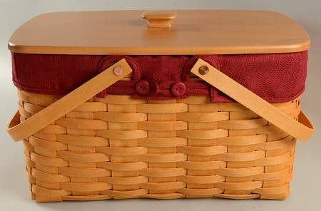 Baskets (2 Handle)Large Market & Lid w/Liner&Protector Set