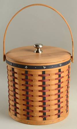 Baskets Proudly American Ice Bucket & Lid