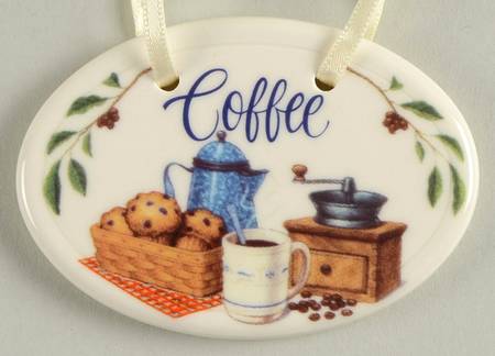 Baskets Coffee Basket Charm/Clip Tie-On