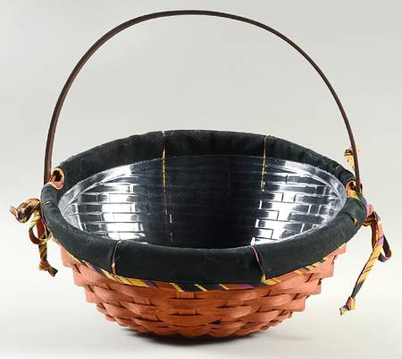 Baskets Large Autumn Treats Basket & Liner w/Protector