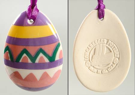 Baskets 1996 Easter Egg Tie-On Charm for Basket by Longaberger