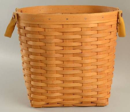 Baskets Small Oval Waste Basket by Longaberger