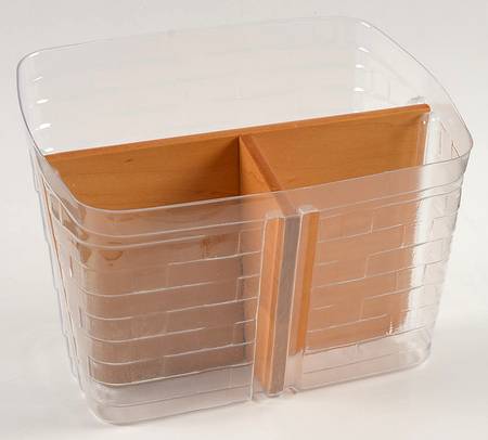 Baskets Protector & Wood Divider for TV Time Basket by Longaberger
