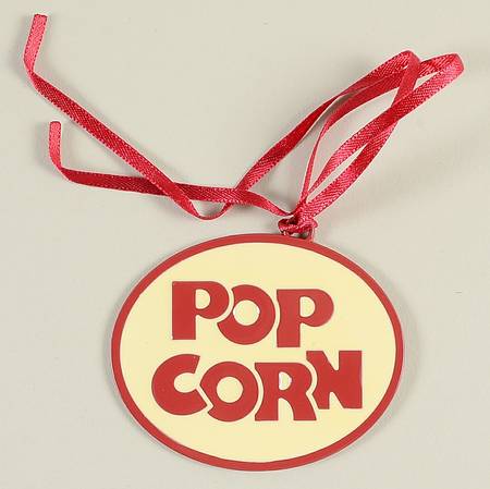 Baskets Popcorn Basket Charm Tie-On