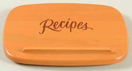 Baskets Engraved Lid for Small Recipe Basket