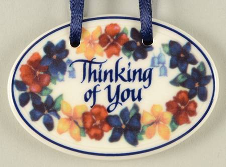 Baskets Thinking of You Charm Tie-On for Basket